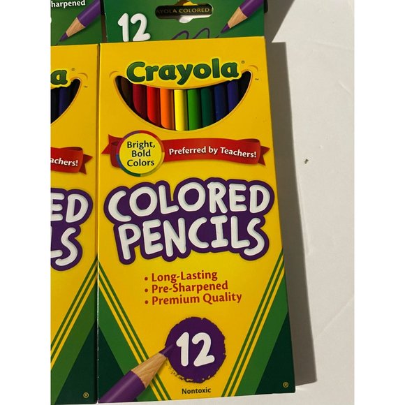 NIB- Set of 6 Crayola Colored Pencils - Picture 2 of 3
